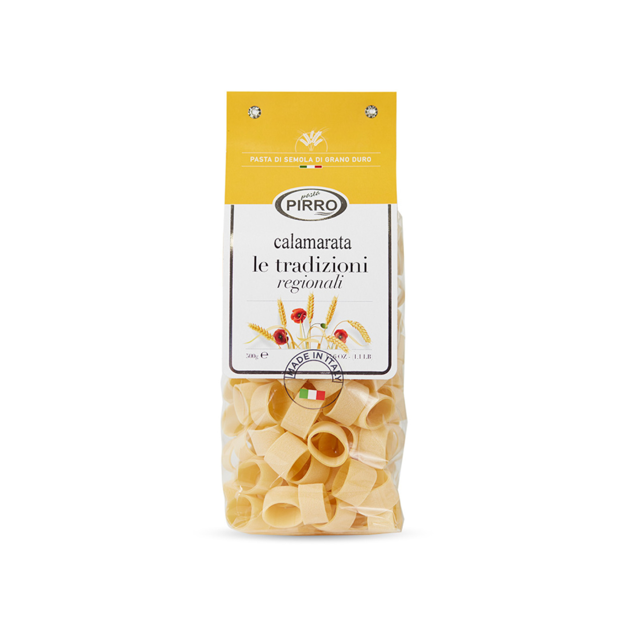 Calamarata di Semola Pasta Artigianale 500g / Pasta Pirro