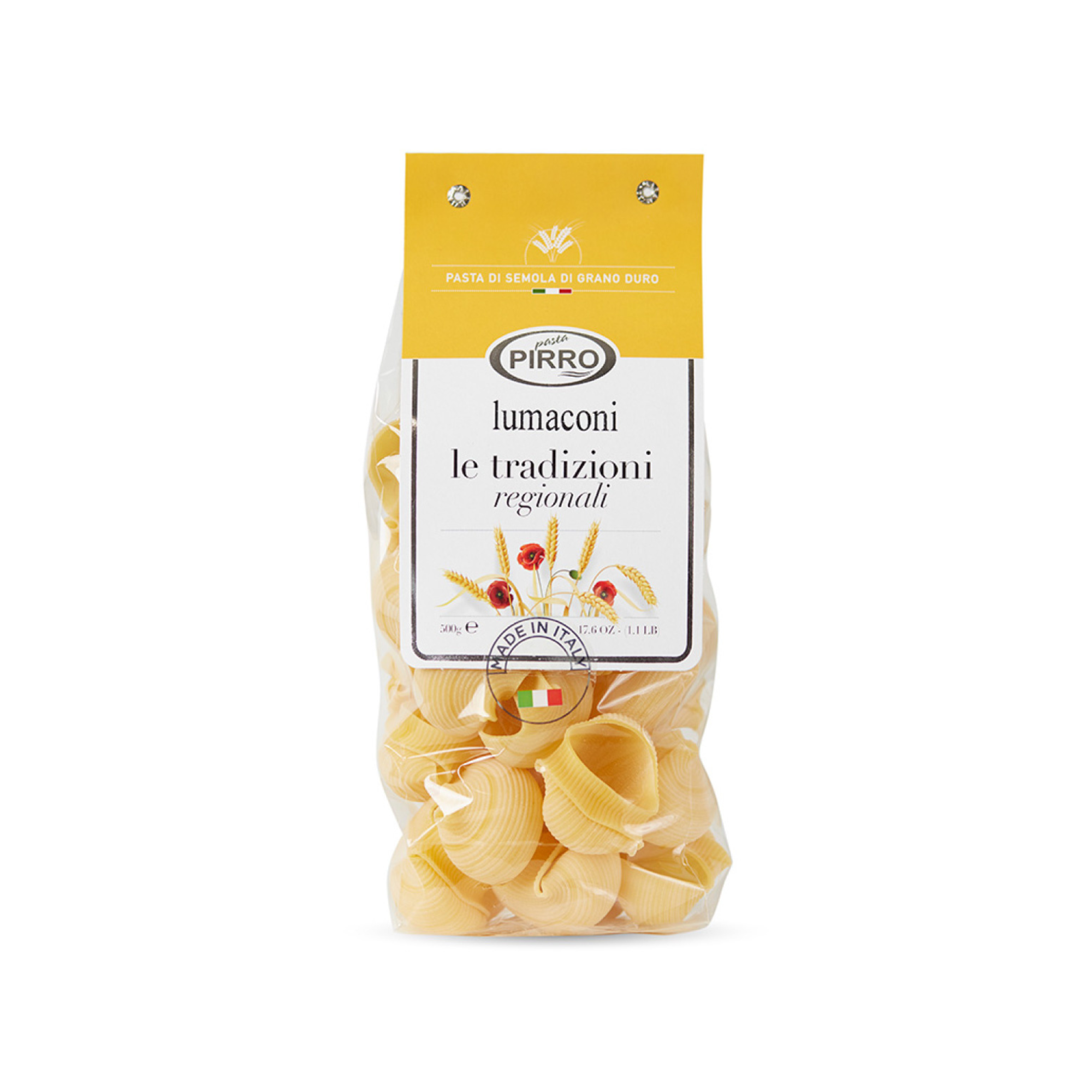 Lumaconi Artigianali di Semola 500g / Pasta Pirro
