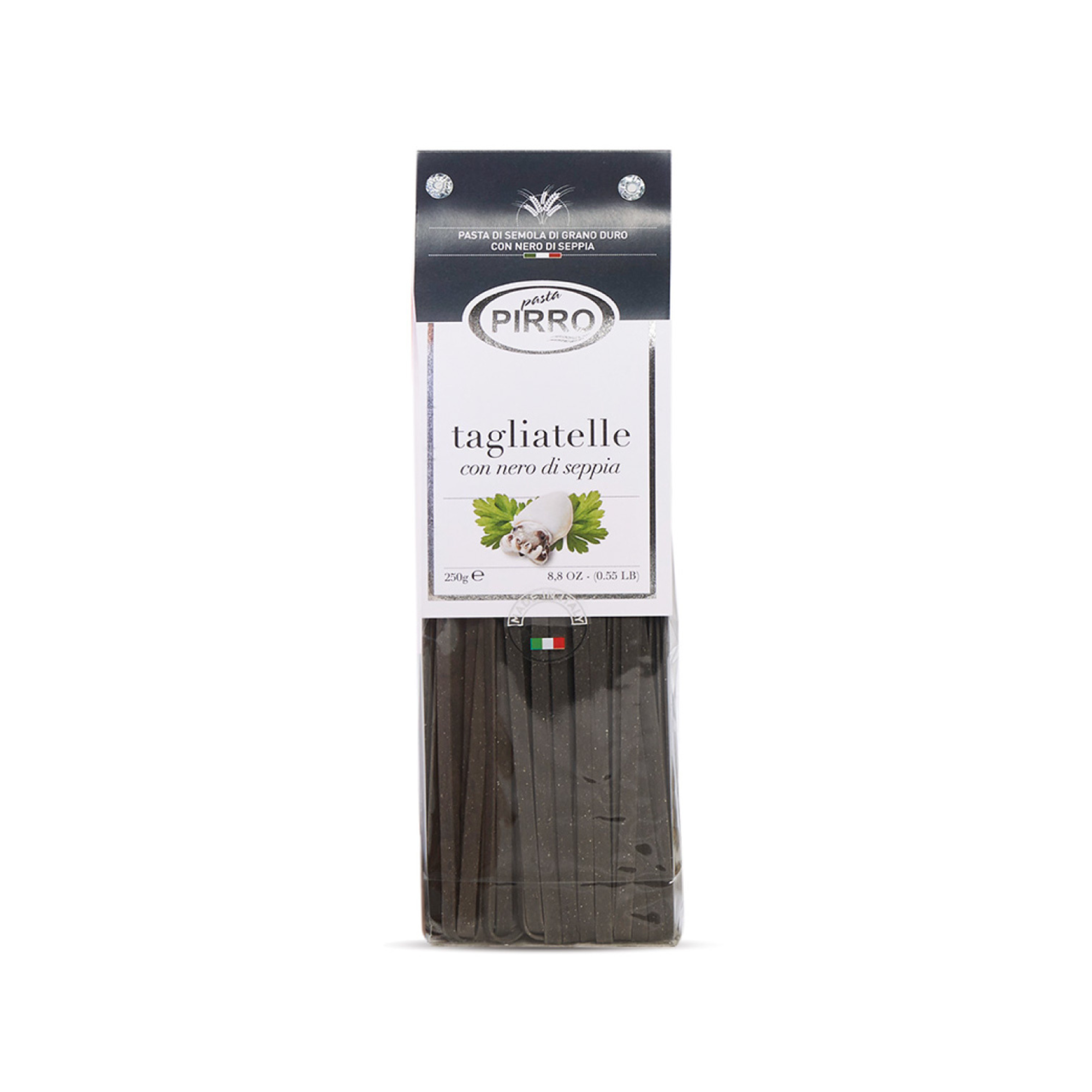 Tagliatelle al Nero di Seppia 250g / Pasta Pirro