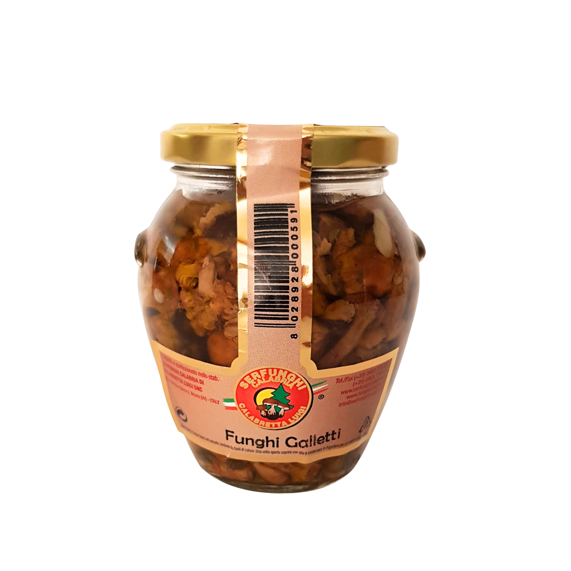 Funghi Galletti  Finferli 314 ml/580 ml  /  Serfunghi Calabria