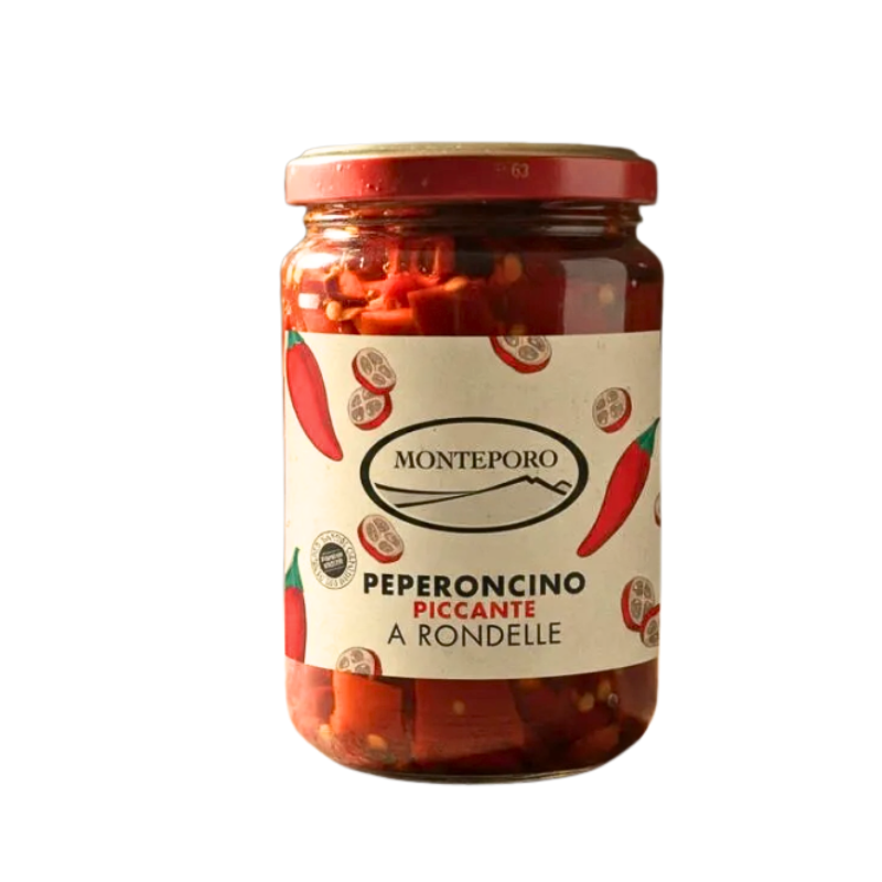Peperoncini Rossi Calabresi a Rondelle Monteporo – 314 ml
