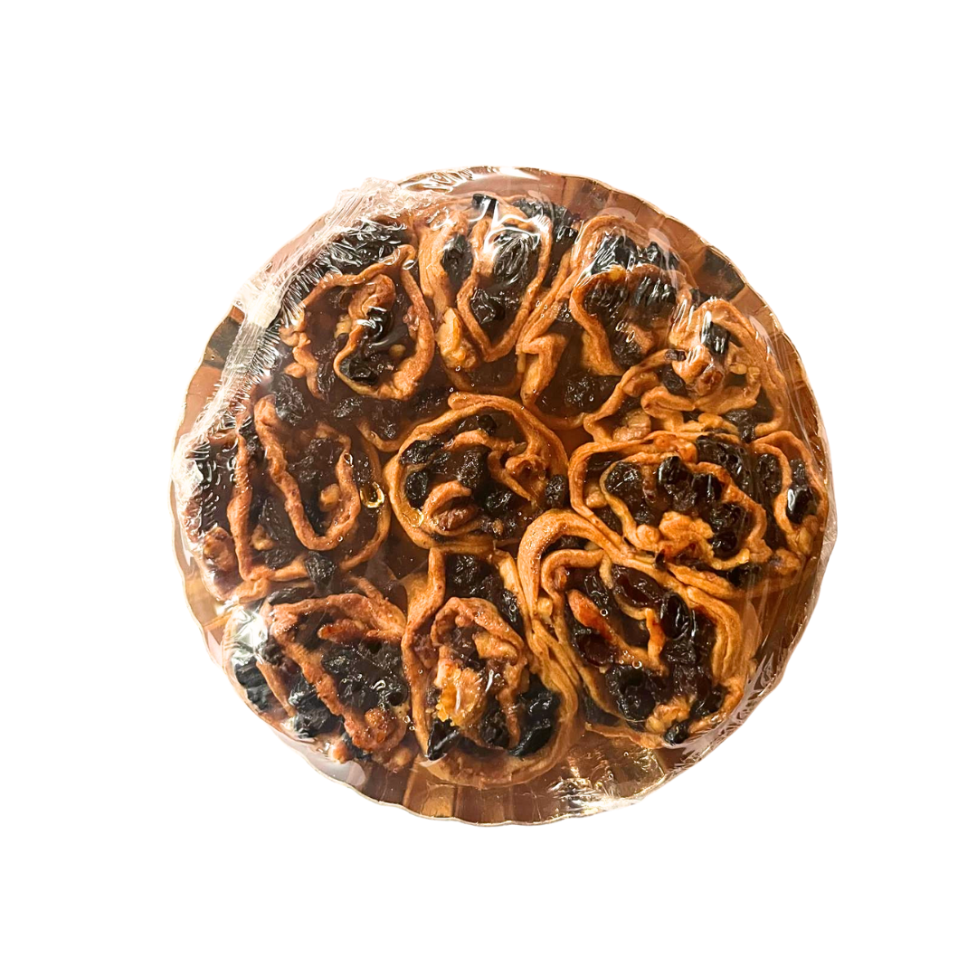 PITTA 'MPIGLIATA CALABRESE CON UVA PASSA E NOCI (500G)